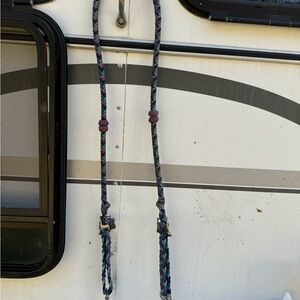 Braided Bronc cable reins